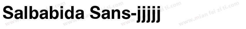 Salbabida Sans字体转换